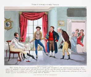 La Visite indésirable, illustration de 